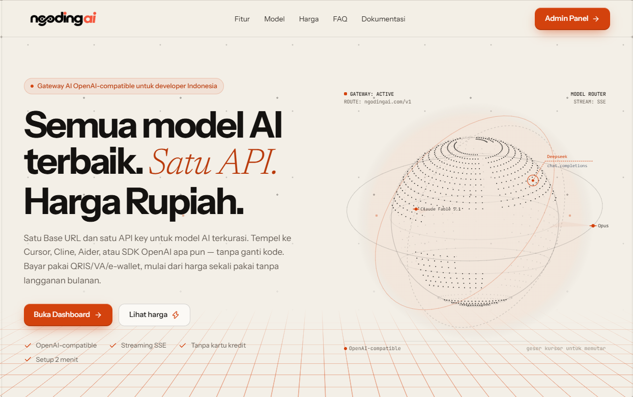 Gambar utama proyek Website Sas Ai Getway